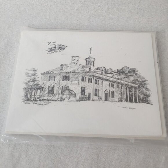 Views Of Historic Fairfax County Virginia Gloria Matthews 6 Note Cards Envelopes - Picture 2 of 3